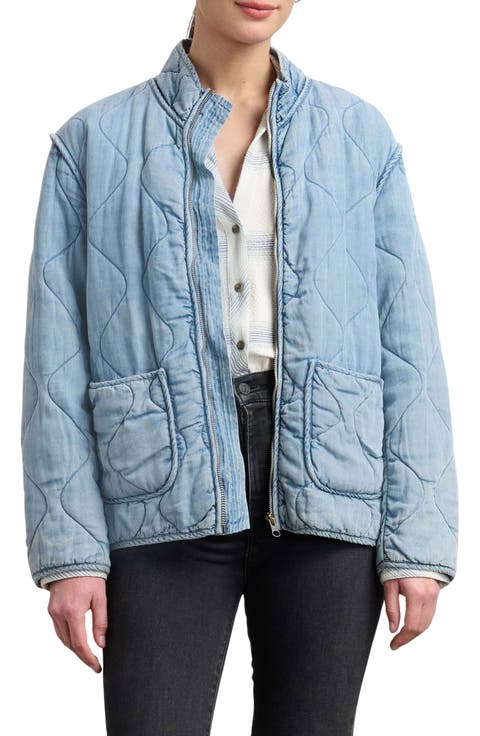 Quilted Chambray Jacket