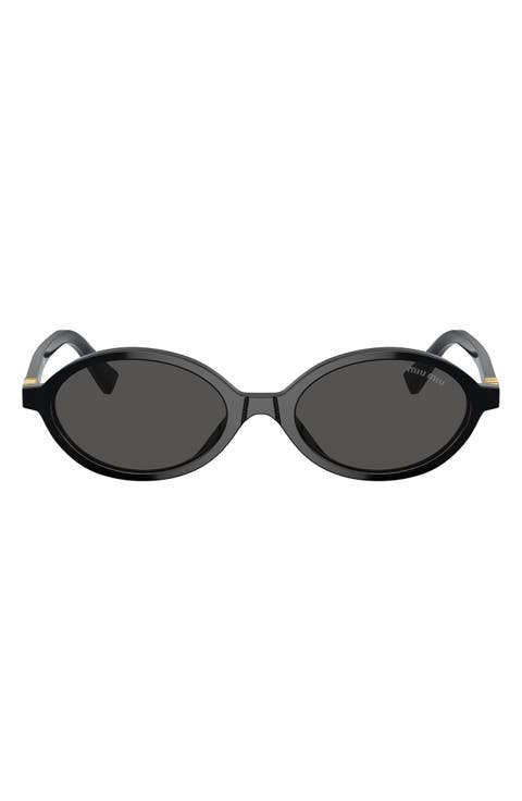 50mm Oval Sunglasses