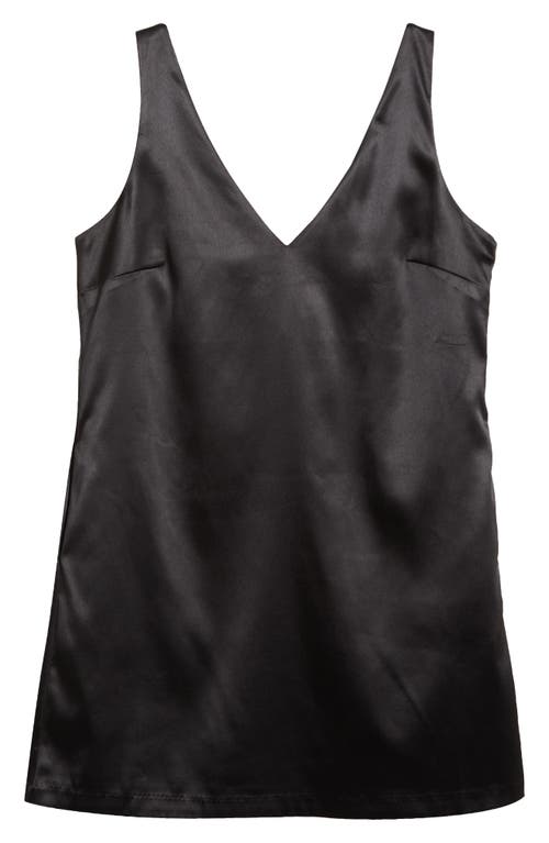 Shop Wayf X Chérie Madeleine Brigitte Minidress In Black
