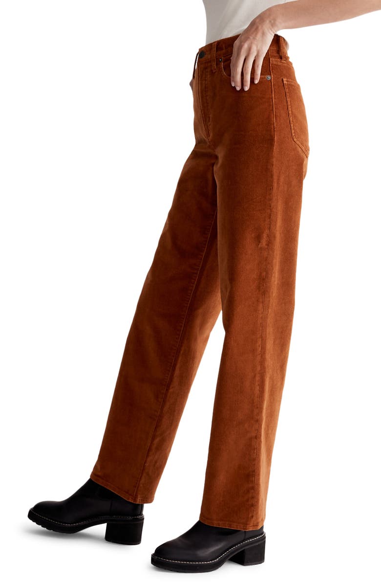 Madewell The Perfect Vintage Wide-Leg Corduroy Pants, Alternate, color,