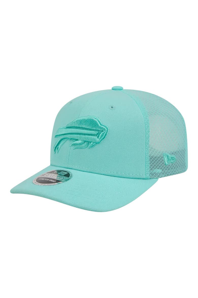 Men's New Era  Turquoise Buffalo Bills Color Pack 9SEVENTY Adjustable Hat, Main, color, Turquoise