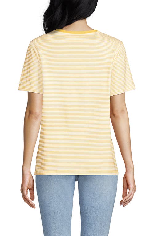 Lands' End Relaxed Supima Cotton Crew Neck T-shirt