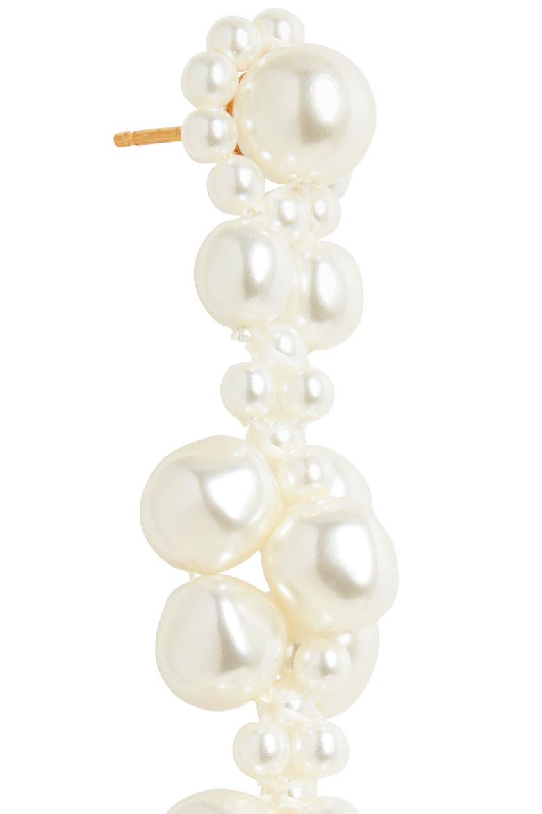 Resin Drip Earrings, Alternate, color, PEARL