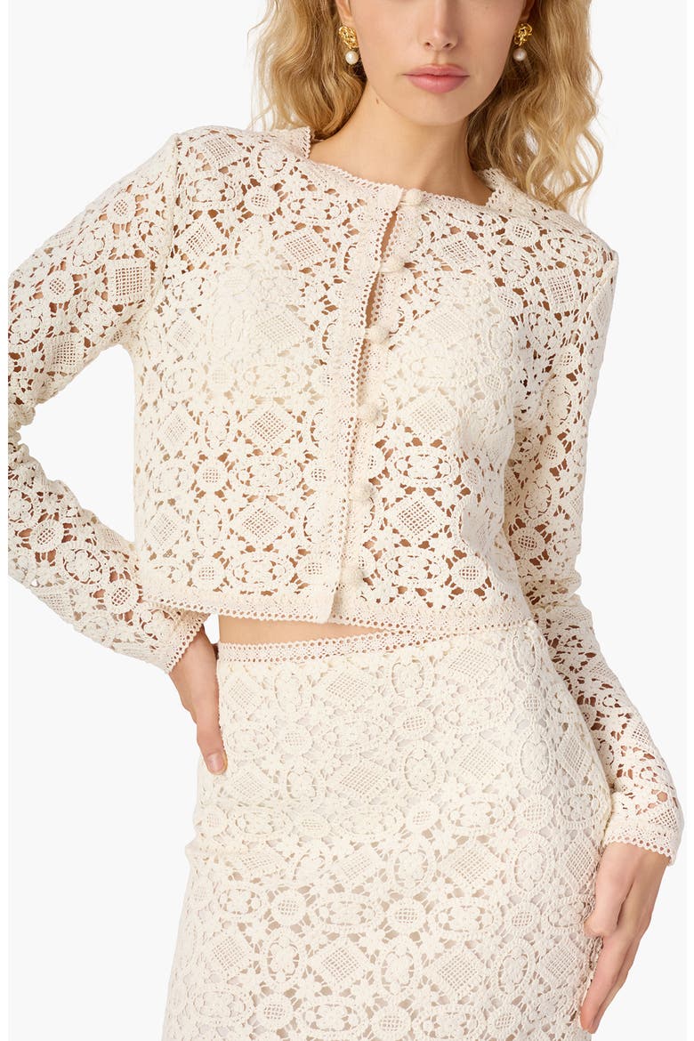 Kayseri Open Stitch Cardigan, Main, color, CERAMIC