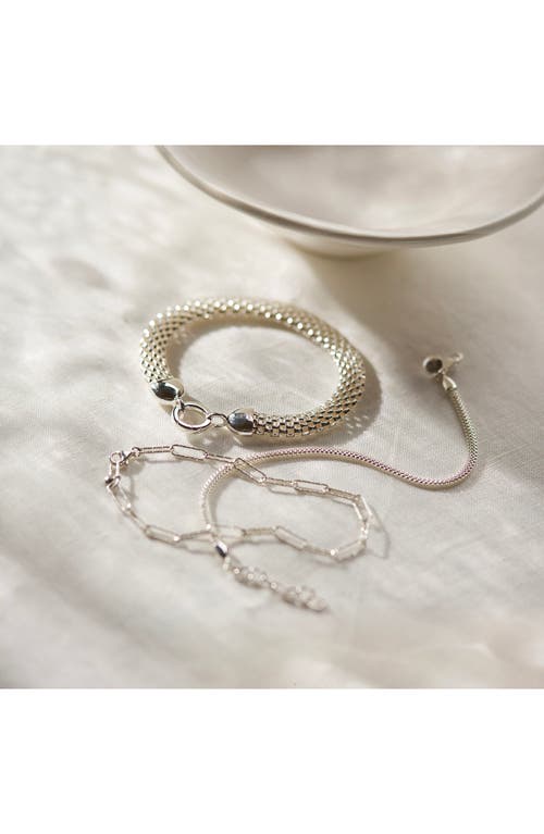 Monica Vinader Heirloom Woven Fine Chain Bracelet