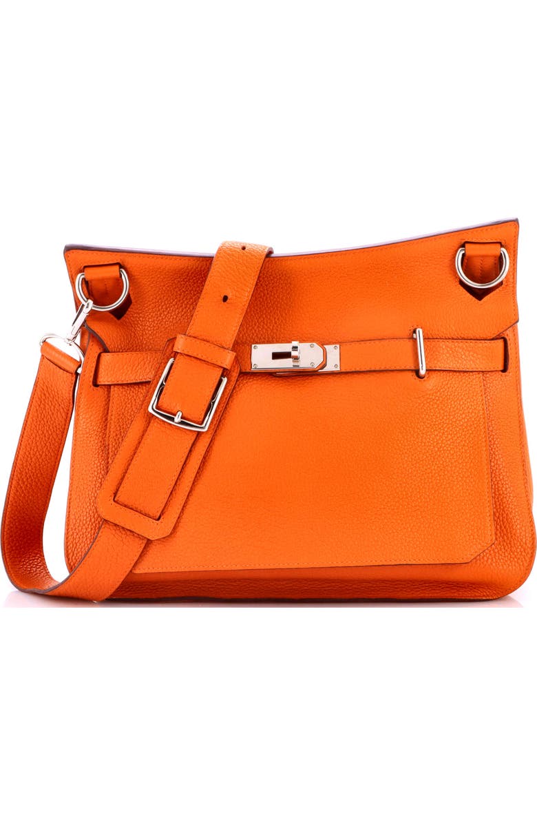 Pre-Owned Hermes Jypsiere Bag Clemence 34, Main, color, Orange H