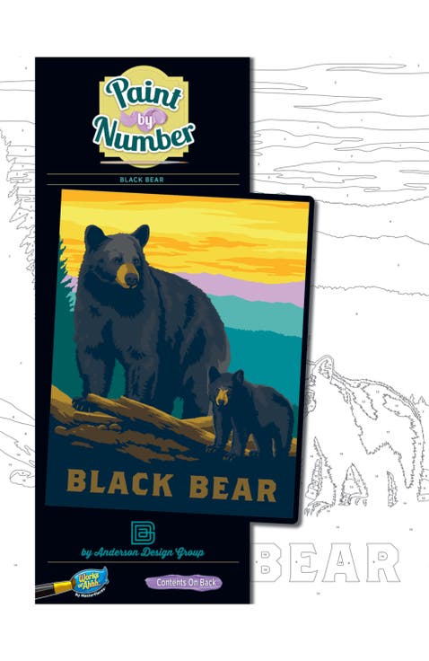 Black Bear - Paint by Number