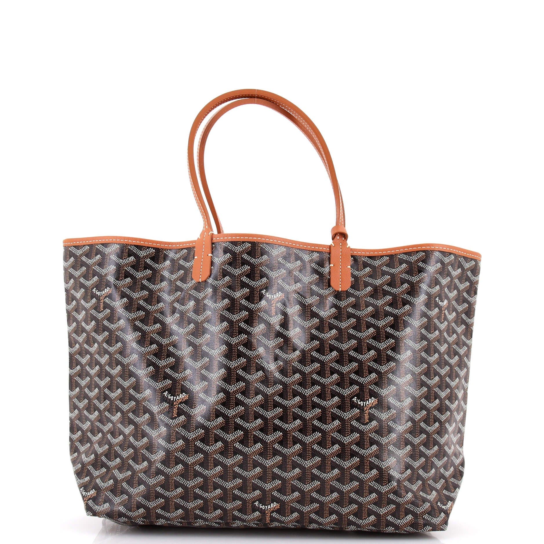 Pre-Owned Goyard Saint Louis Tote Coated Canvas PM, Alternate, color, Brown