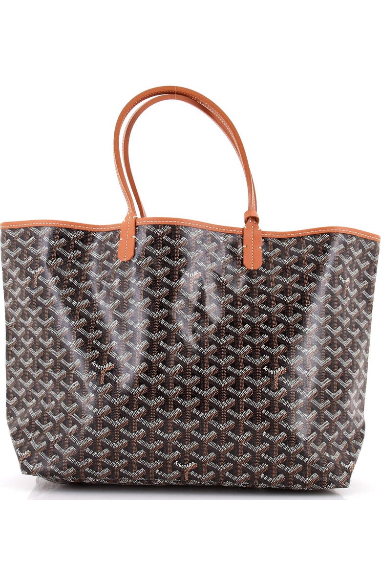 Pre-Owned Goyard Saint Louis Tote Coated Canvas PM, Alternate, color, Brown