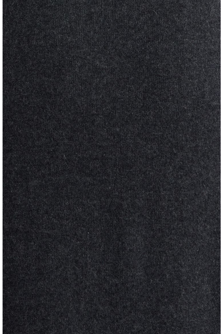 Cashmere Robe, Alternate, color, DARK CHARCOAL HEATHER