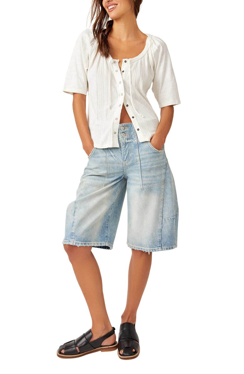 Free People Daisy Snap-Up Top, Alternate, color, 