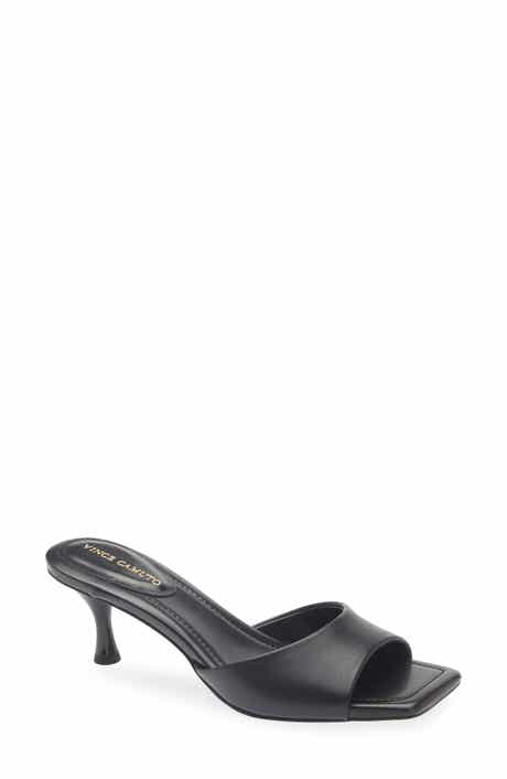 Veblee Leather Slide Sandal