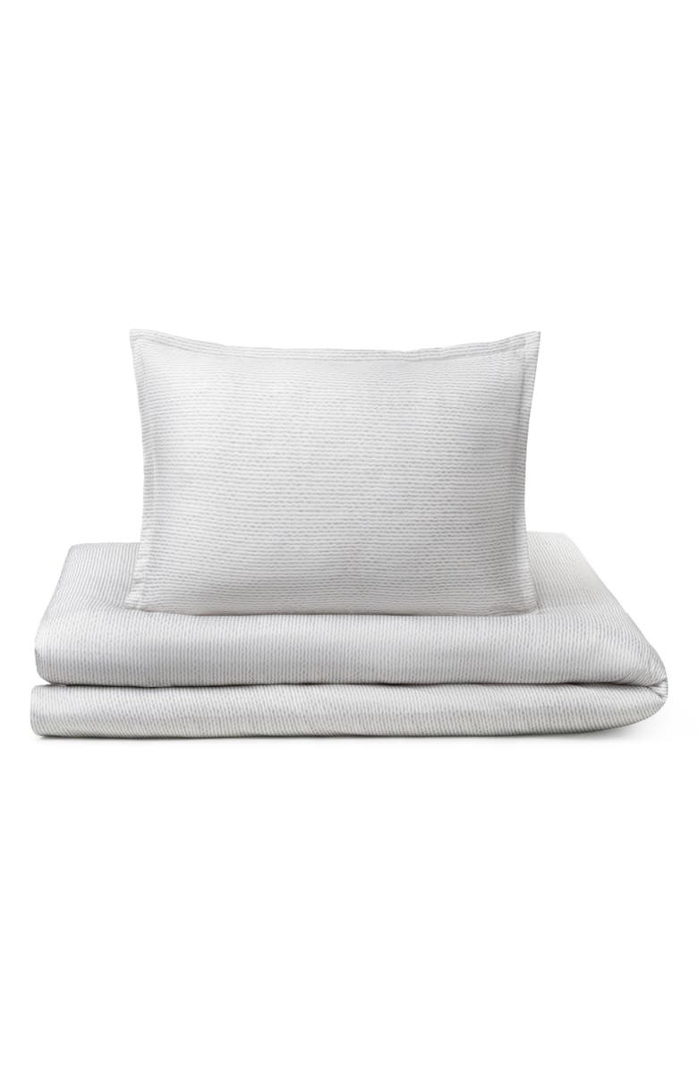 Domani Home Dune Full Duvet Cover, Sheet & Shams Set, Main, color, White/ Dune