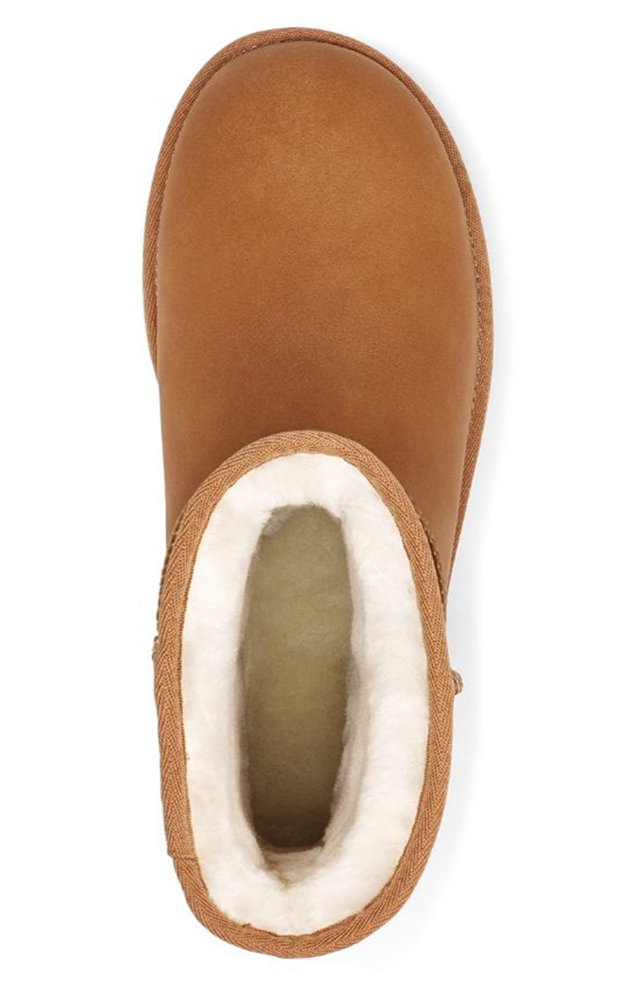 Classic Short Leather Water Resistant Boot, Alternate, color, TAN