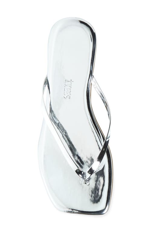 TKEES TKEES LILY MIRROR SQUARE TOE FLIP FLOP