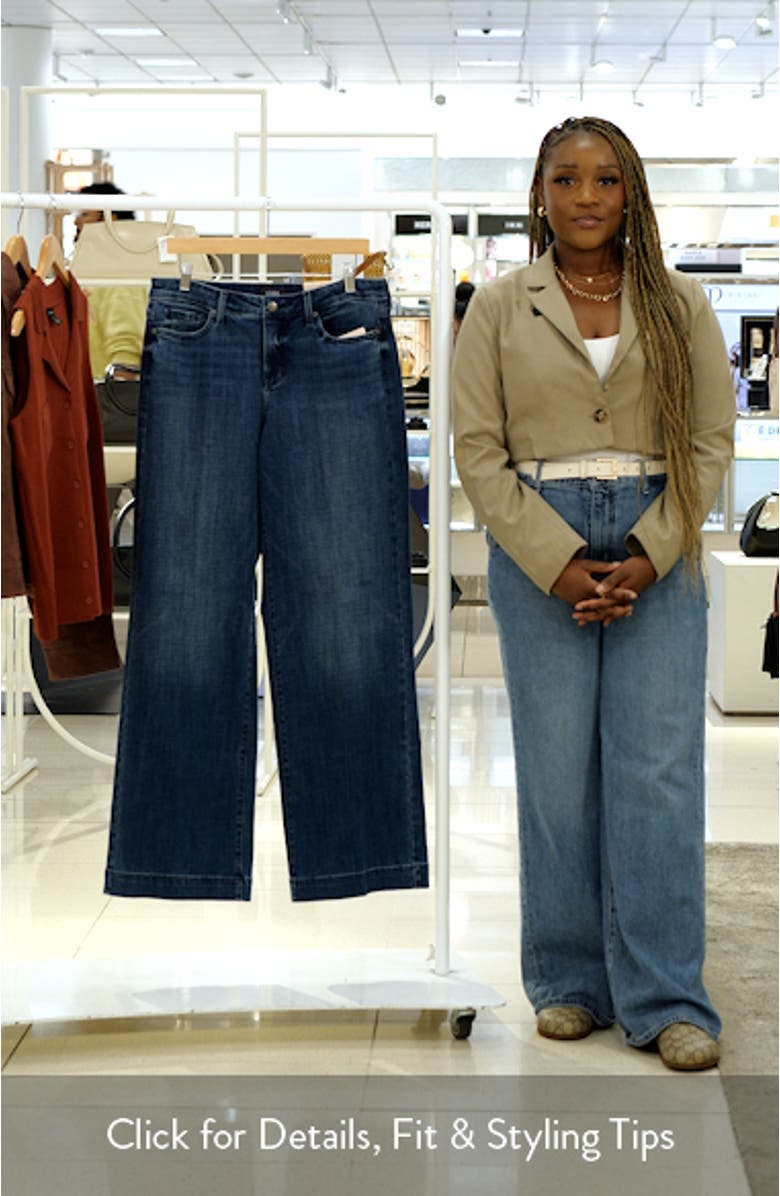 Teresa High Waist Wide Leg Jeans, sales video thumbnail