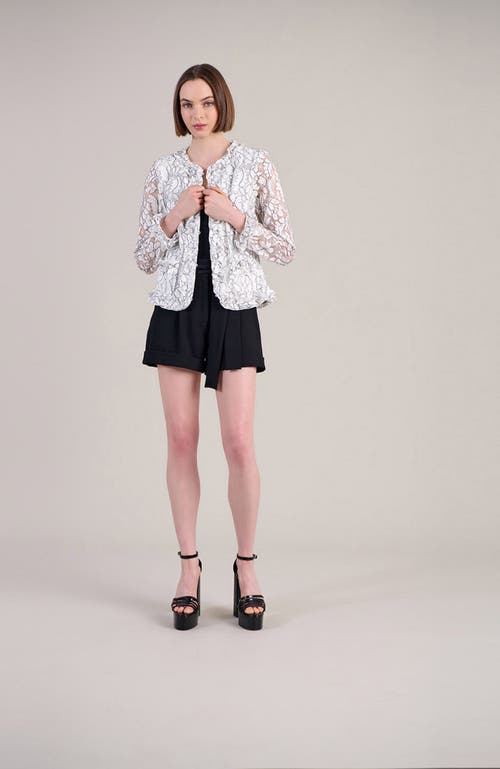 Anne Fontaine Giana Jacket In Gray