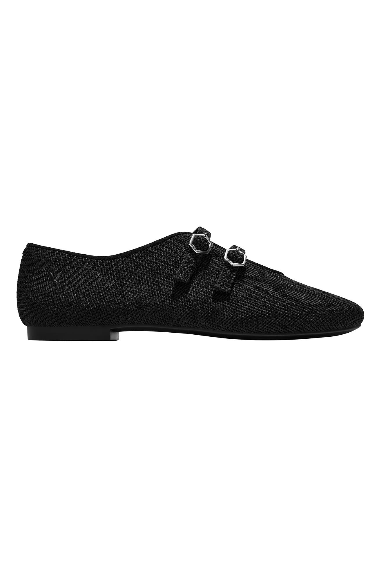 VIVAIA Twin-Strap Flats, Alternate, color, Black