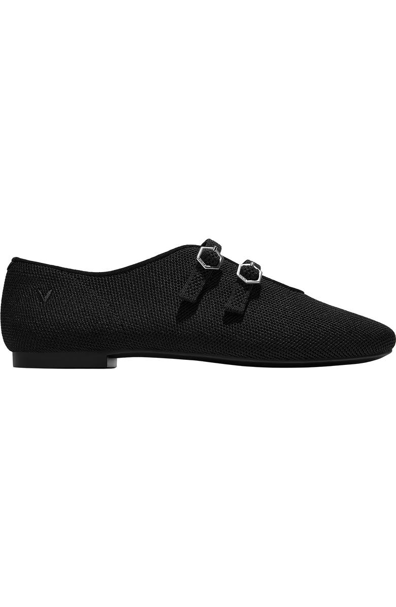 VIVAIA Twin-Strap Flats, Alternate, color, Black