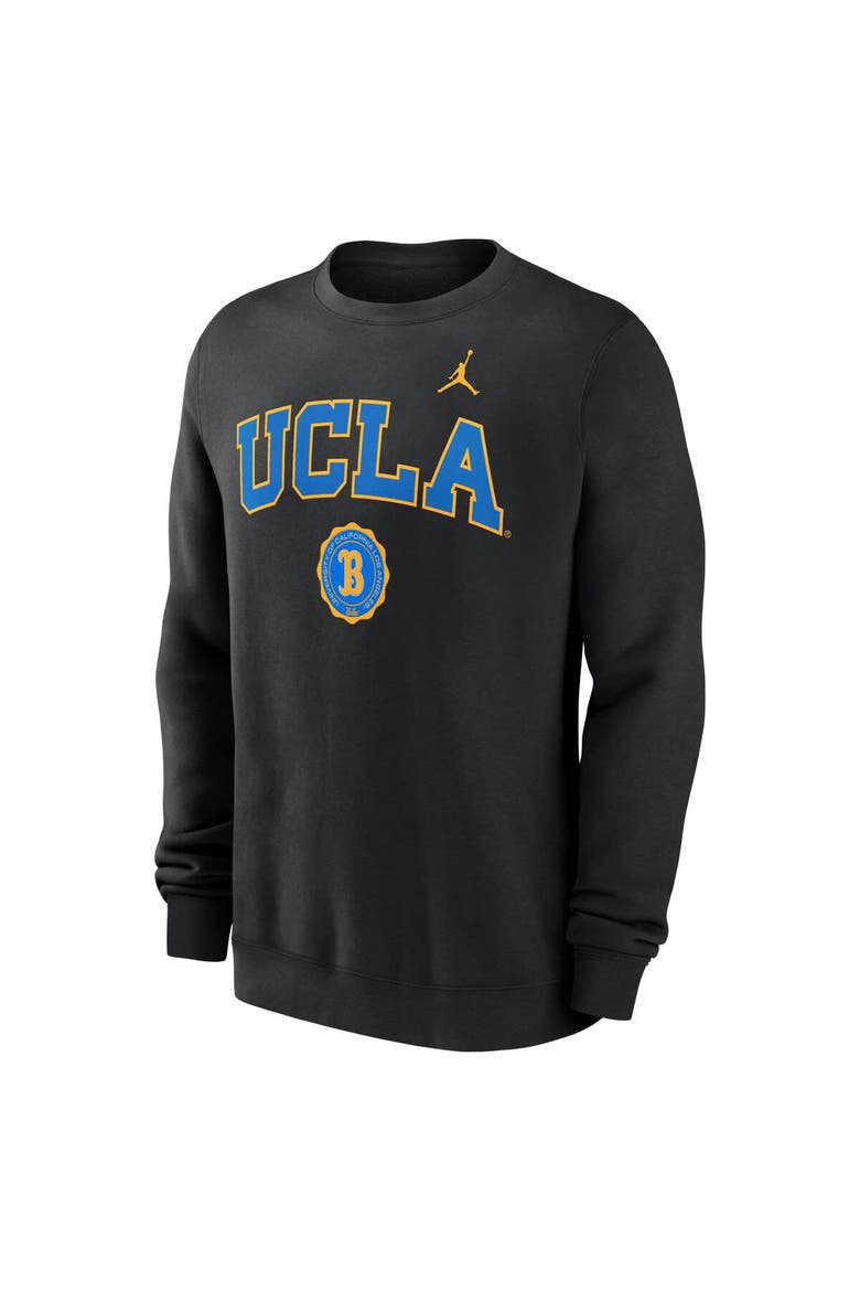 Men's Jordan Brand Black UCLA Bruins Legacy Classic Pullover Sweatshirt, Alternate, color, Black
