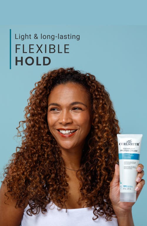 Curlsmith Featherlight Protein Cream In Transparent
