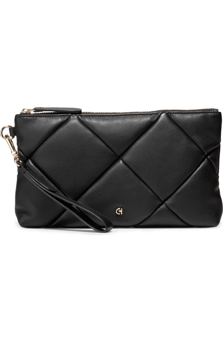 Cole Haan Essential Quilted Leather Clutch, Main, color,