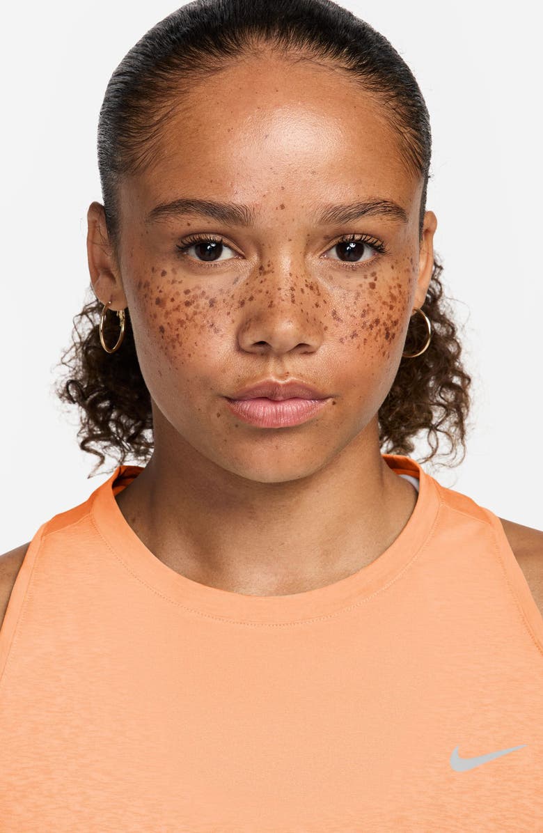 Nike Swift Breathe Dri-FIT Running Tank Top, Alternate, color, Orange Pulse/ Photon Dust