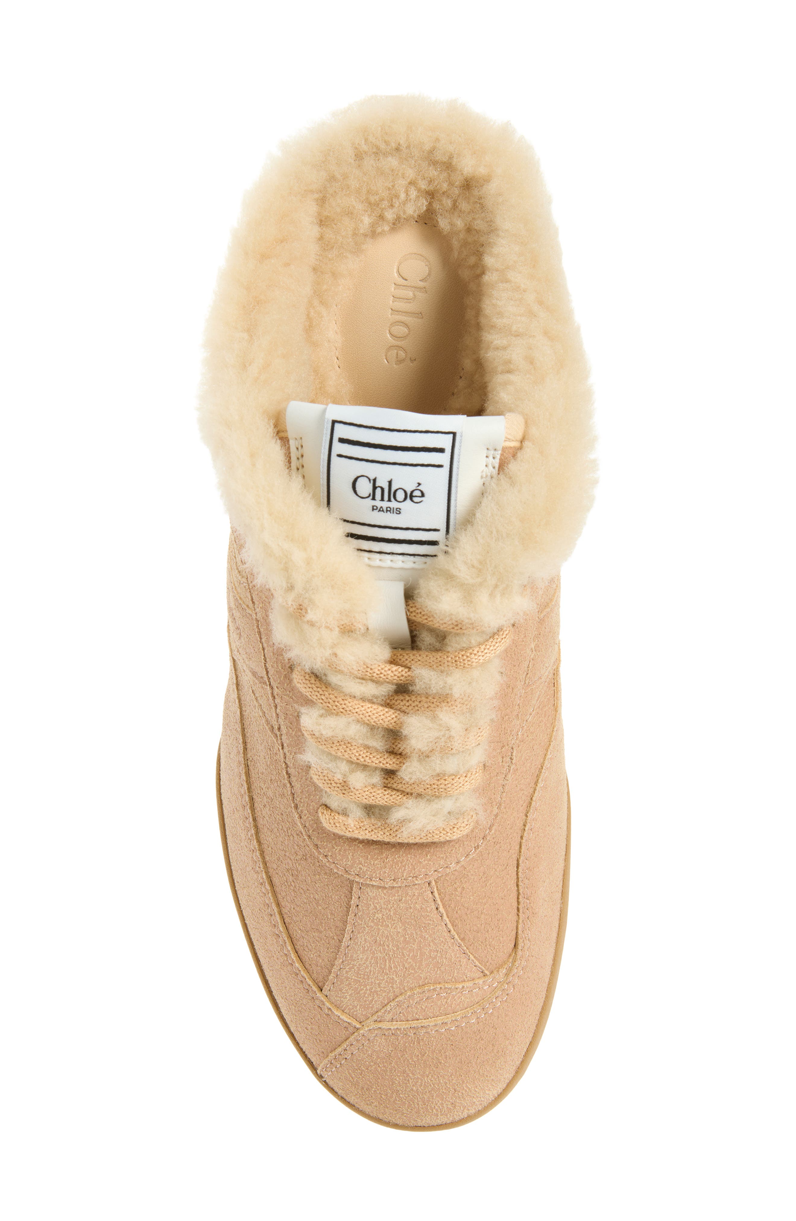 KIck Genuine Shearling Lined Sneaker Mule, Alternate, color, AUTHENTIC BROWN