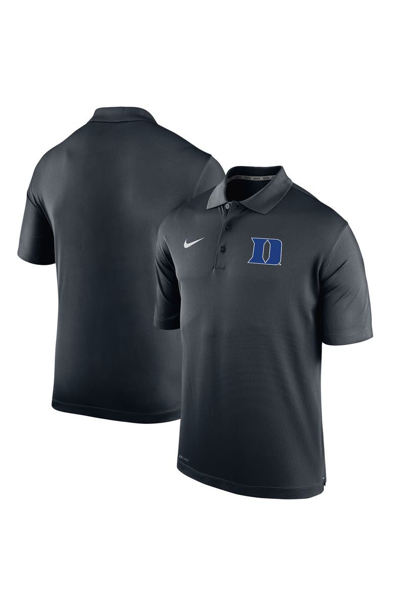 Nike Men's Nike Black Duke Blue Devils Big & Tall Primary Logo Varsity Performance Polo, Main, color, 