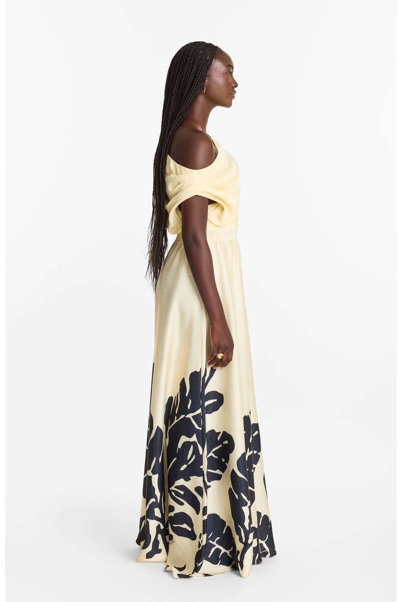 Nala Noir Wide-Leg Palazzo Jant Pants, Alternate, color, Nala Noir