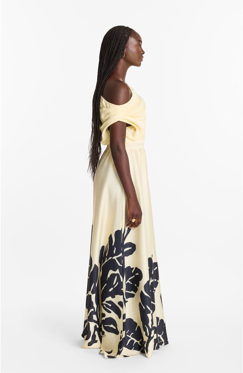 DIARRABLU Nala Noir Wide-Leg Palazzo Jant Pants, Alternate, color, Nala Noir