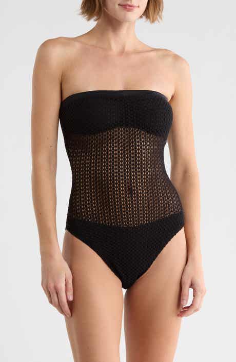 Strapless One-Piece Swimsuit
