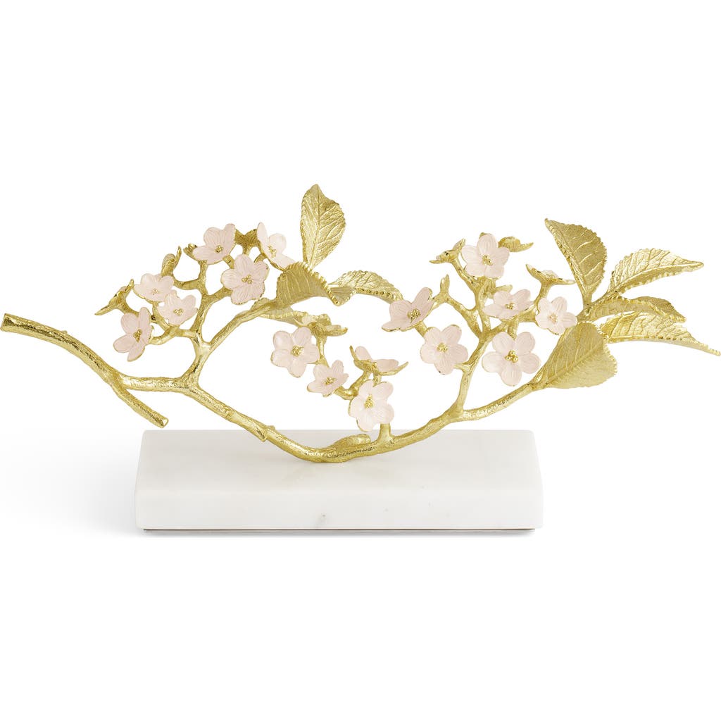 Michael Aram Cherry Blossom Decorative Object In Gold