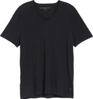 John Varvatos Slim Fit Slub Jersey V-Neck T-Shirt
