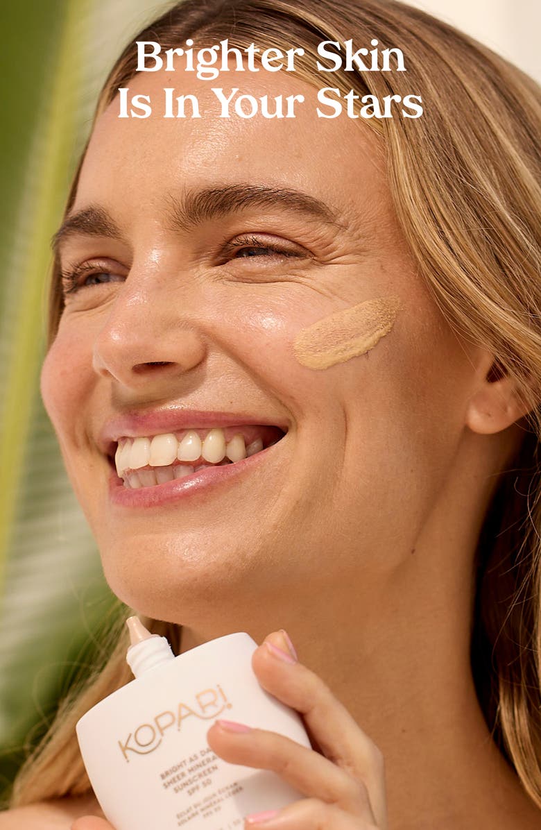 Kopari Bright As Day Sheer Mineral SPF 50 Sunscreen, Alternate, color, 