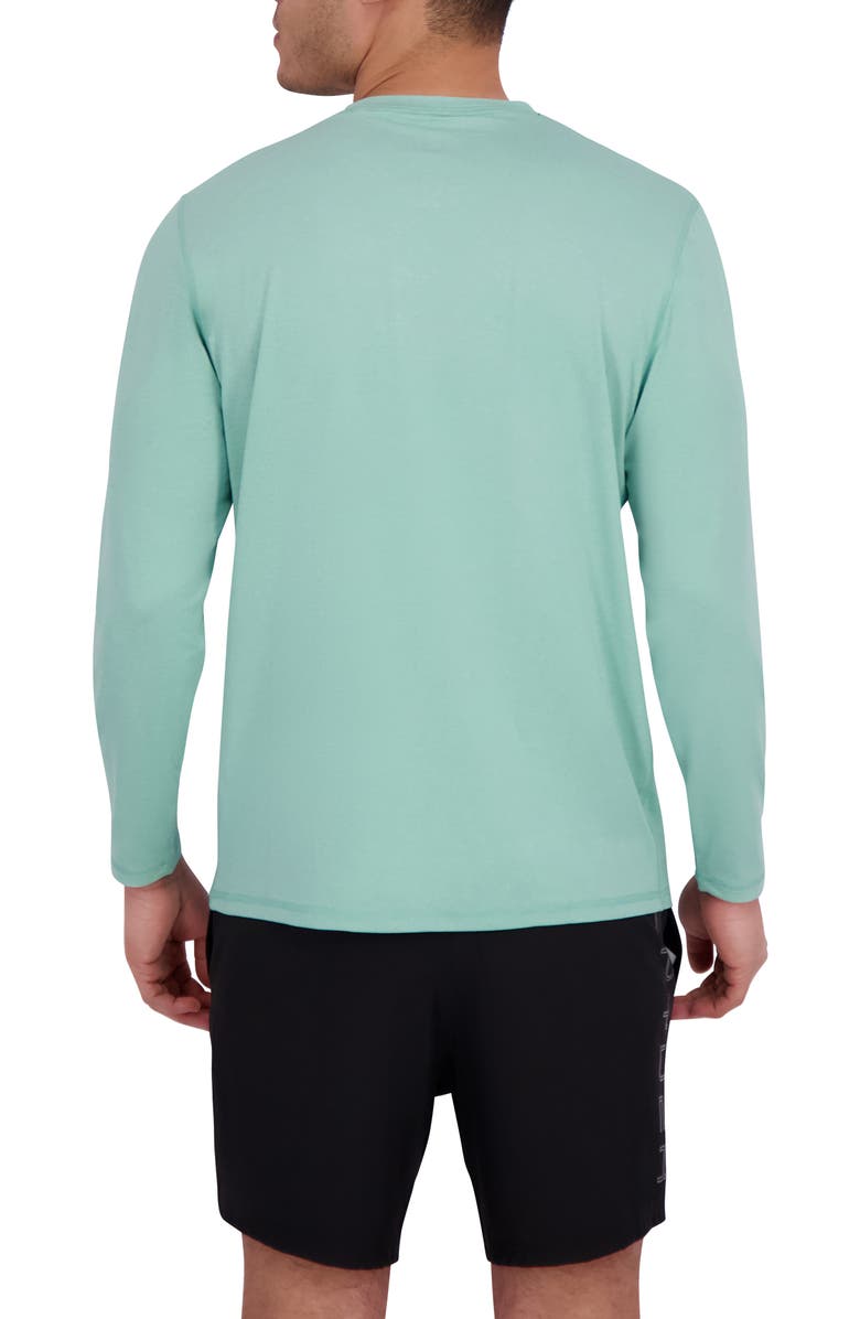 Spyder Drop Needle Rashguard, Alternate, color, Wasabi