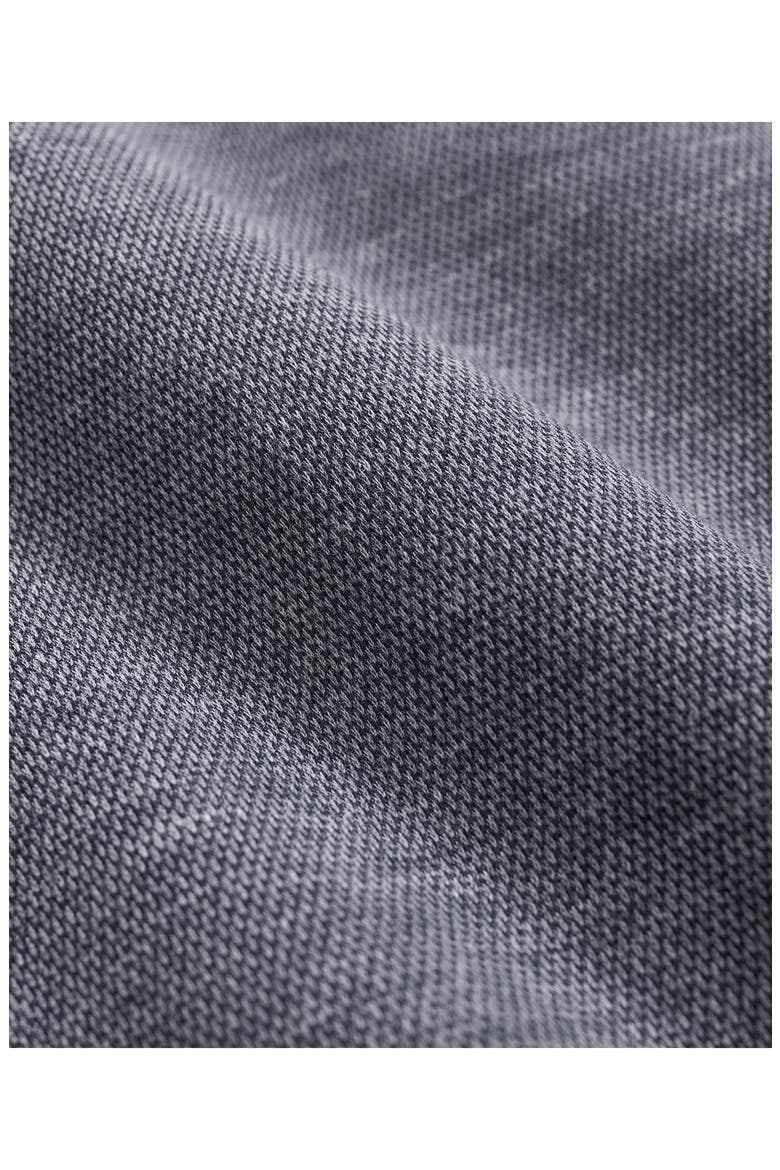 Heathered Piqué Half Zip Pullover, Alternate, color, NAVY BLUE