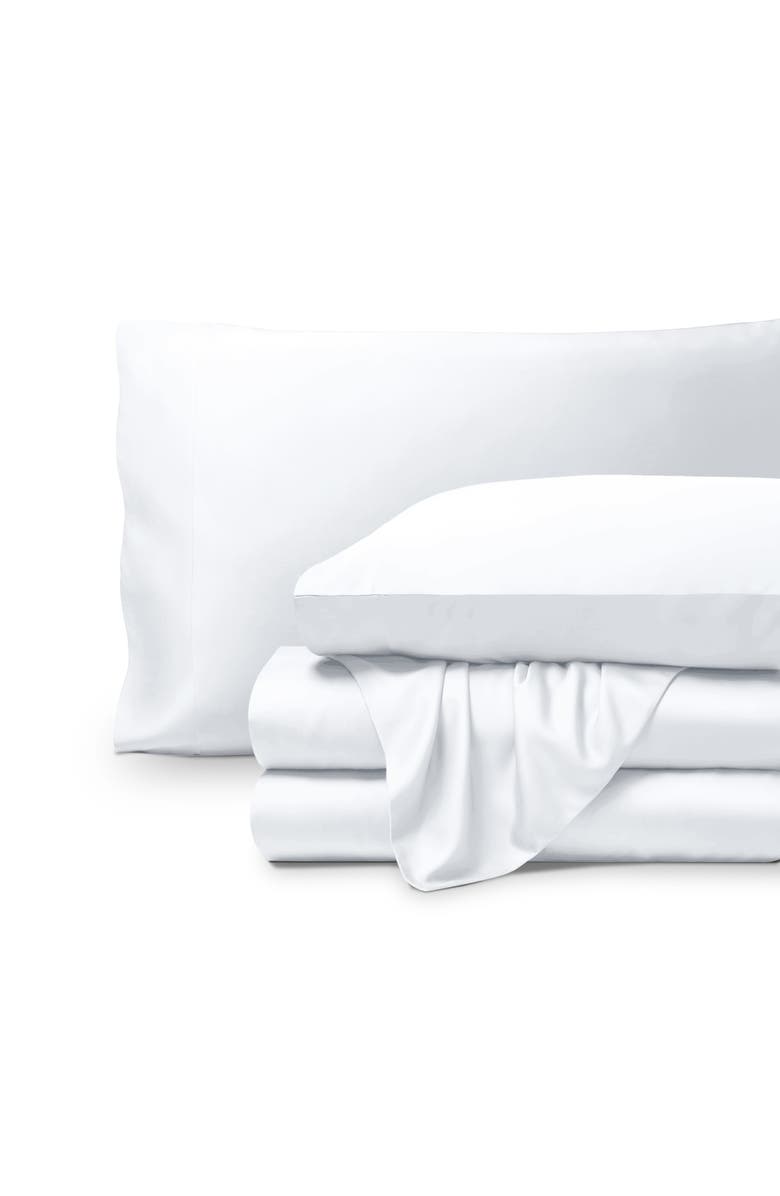 Bare Home Cooling Rayon Sheet Set - Split King, Main, color, White