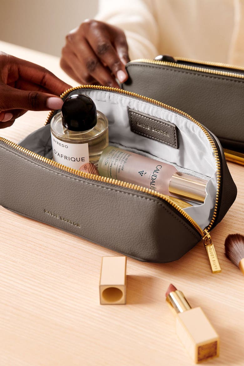 Small Make Up and Toiletry Bag, Alternate, color, Mink