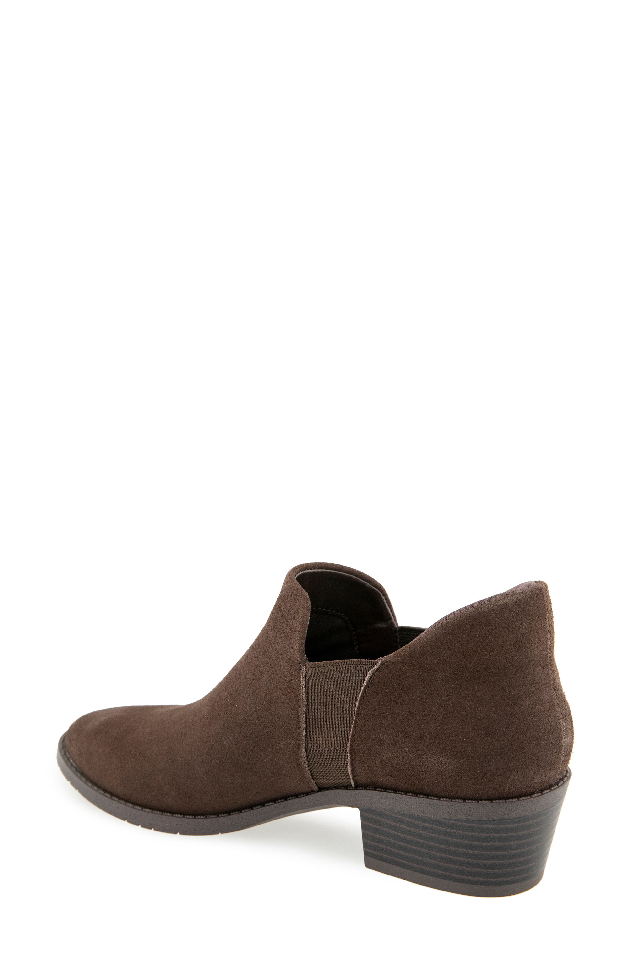 Stella Bootie, Alternate, color, CHOCOLATE SUEDE