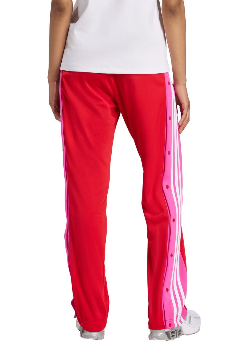 adidas Adibreak Recycled Polyester Track Pants, Alternate, color, Scarlet/ Semi Lucid Fuchsia