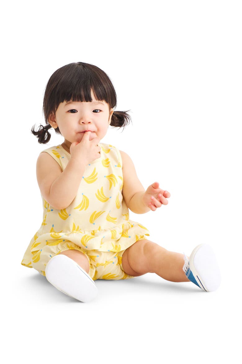 Baby Tank And Shorts Set, Alternate, color, Light Banana Bananas