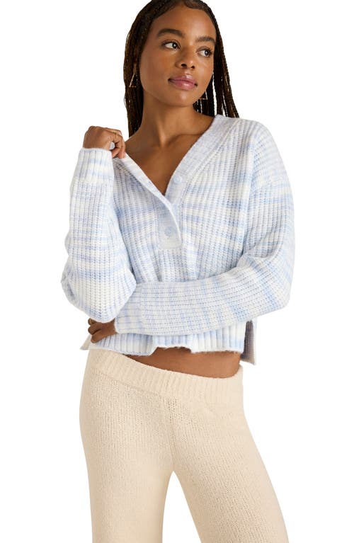 Florence By Mills V-neck Crop Sweater In Halogen Blue