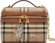 Burberry Mini Check Mates Vanity Bag