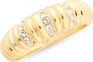 Covet Pavé Curved Band Ring