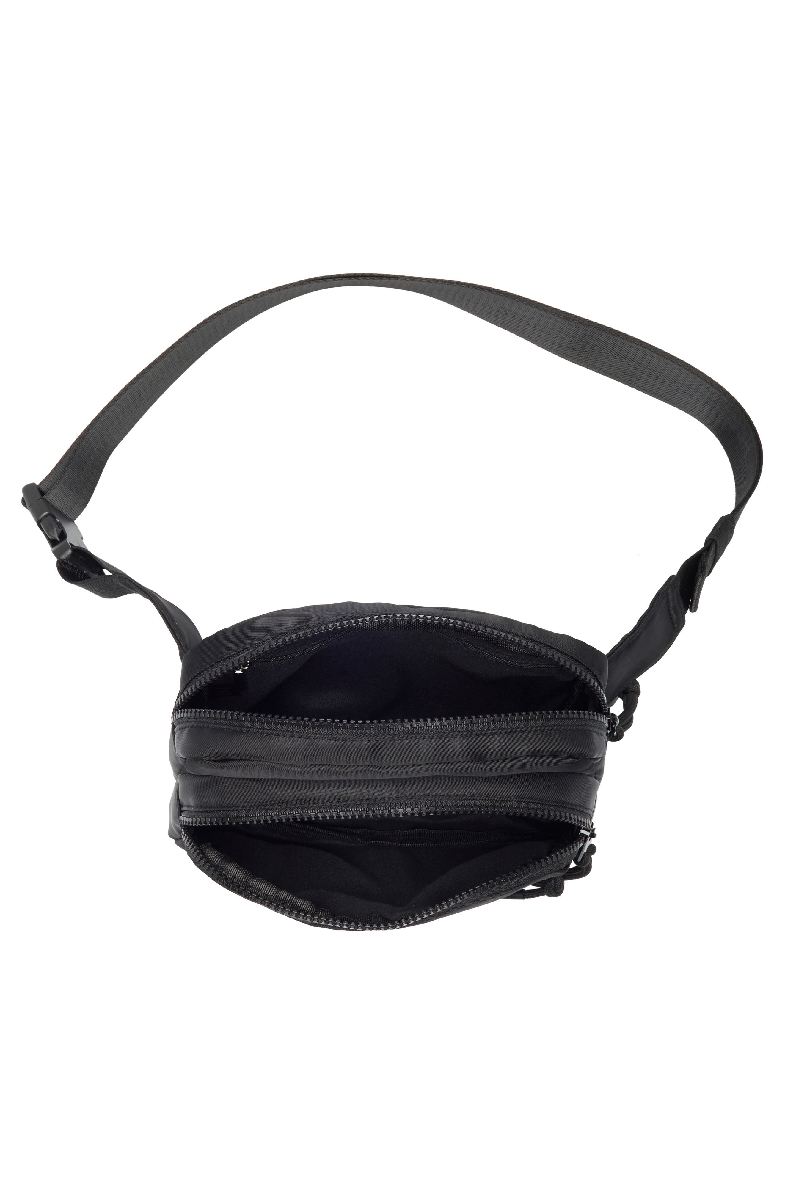 Zella Two Pocket Belt Bag, Alternate, color, 