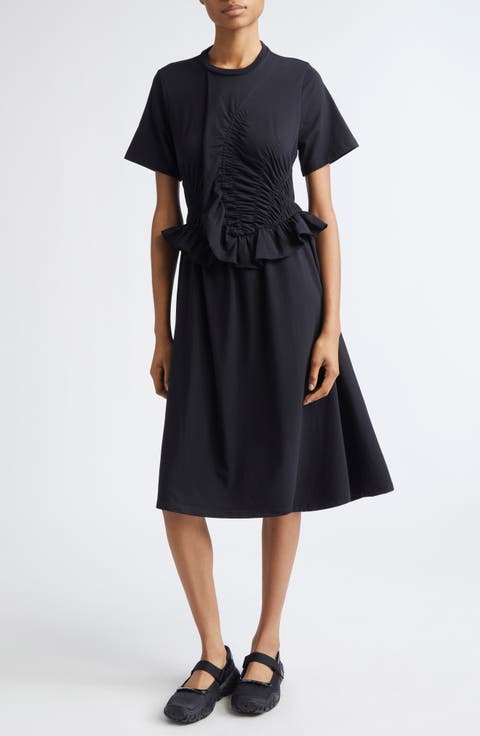 Bonnie Smocked Jersey T-Shirt Dress