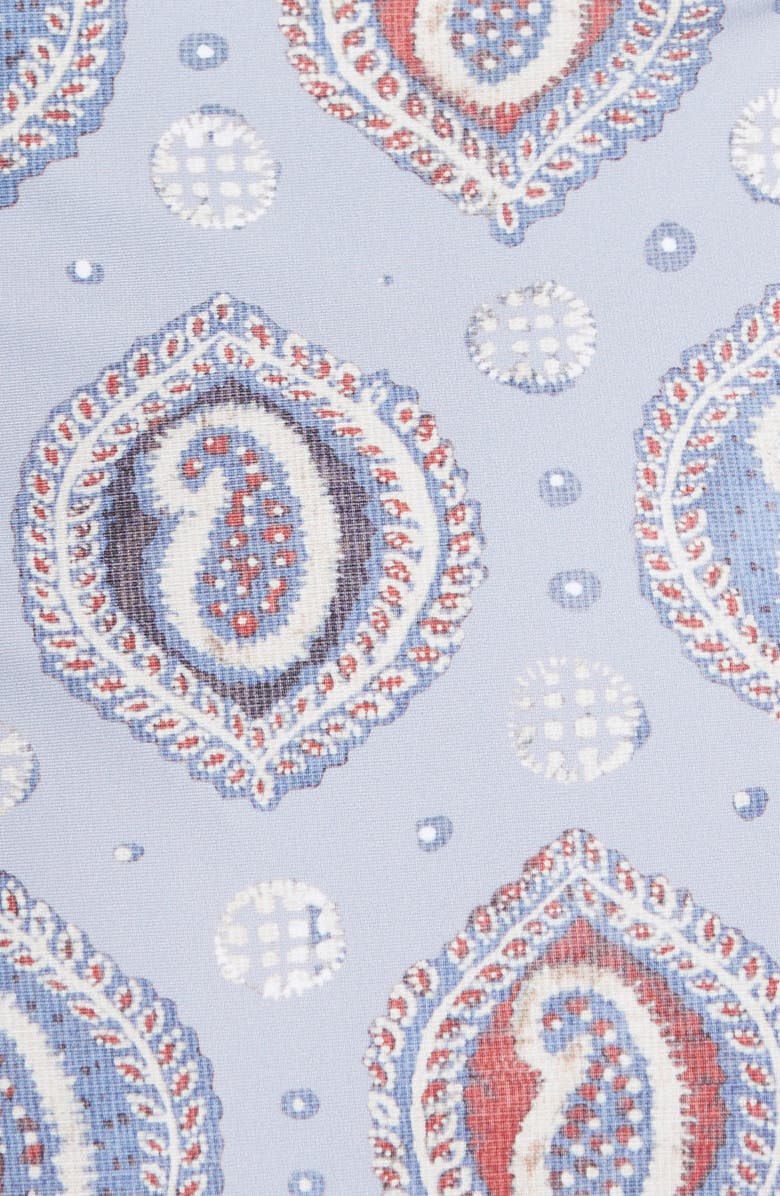 Zimmermann Vitali Paisley Cutout Strapless One-Piece Swimsuit, Alternate, color,