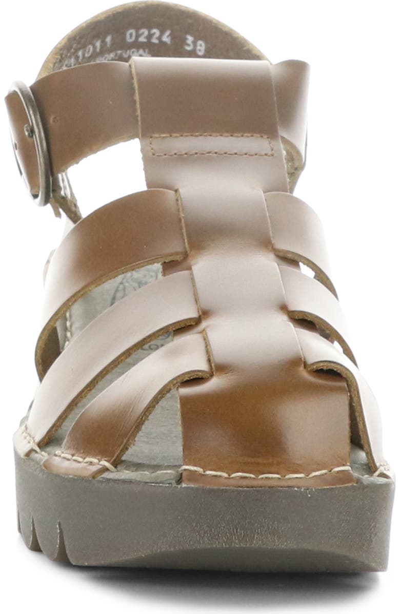 Fly London Emme Platform Fisherman Sandal, Alternate, color, 011 Camel Bridle