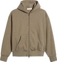 Fear of God Essentials Classic Fit Fleece Zip Hoodie | Nordstrom